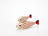 Wooden Dolls, Mother Fish & Child | 