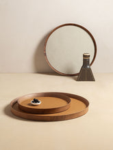 Tableware Collection - Leather Medium Round Tray | 