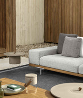 Allure Sofa | Two Seater Wood Sofa | 