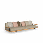 Allure Sofa | Three Seater Wood Sofa | 