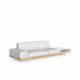 Allure Sofa | Three Seater Fabric Sofa & Shelf - Talenti | 