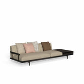 Allure Sofa | Three Seater Wood Sofa & Shelf | 