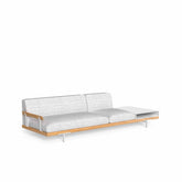 Allure Sofa | Three Seater Wood Sofa & Shelf - Talenti | 