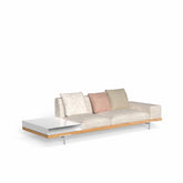 Allure Sofa | Three Seater Fabric Sofa & Shelf | 