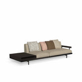 Allure Sofa | Three Seater Wood Sofa & Shelf | 