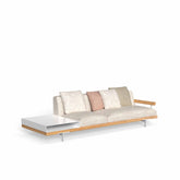 Allure Sofa | Three Seater Wood Sofa & Shelf | 