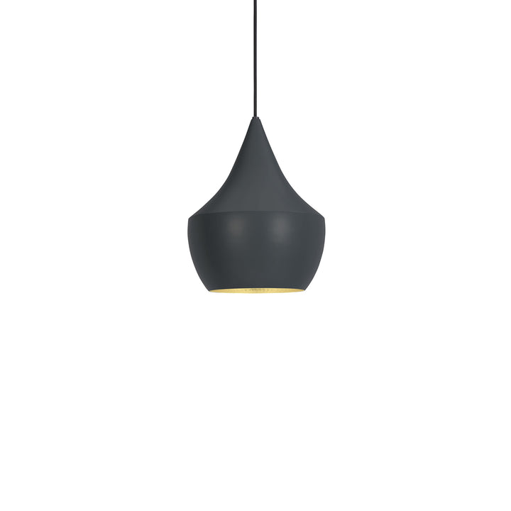 Beat Pendant Fat Black LED