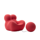 UP5_6 | Armchair with pouf | 