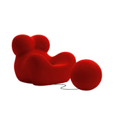 UP5_6 | Armchair with pouf | 