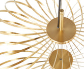 Spring Pendant Medium Brass LED | 